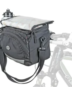 Author Fahrrad Lenkertasche A-H735 QRA X7 Mit Halter Und Schultergurt Kartenfach