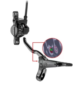 Fahrrad Scheibenbremse TK HD285 Hydraulisch Tektro Postmount Vorn Schwarz