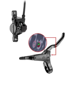 Fahrrad ScheibenbremseTektro TK HD285 Hydraulisch Postmount Hinten Schwarz