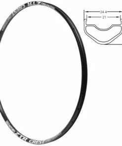 Fahrrad Felge Stan's NoTubes ZTR Crest 29er Hohlkammer Disc 32 Loch 622-21 Schwarz