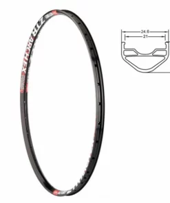 Fahrrad Felge 27,5 Zoll NoTubes ZTR Arch Ex Hohlkammer Disc 28 Loch 584-21 Schwarz