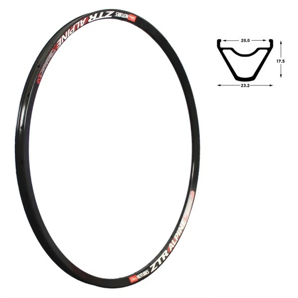 Fahrrad Felge 26 Zoll NoTubes ZTR Alpine Hohlkammer Disc 32 Loch 559-20 Schwarz 3 Fahrrad Felge 26 Zoll NoTubes ZTR Alpine Hohlkammer Disc 32 Loch 559-20 Schwarz